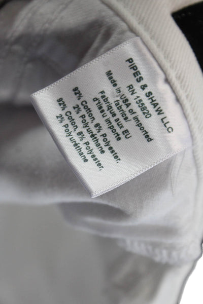 Veronica Beard Unisex Chino Shorts White Size 25