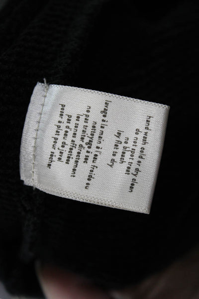 Donni Women Vest Black V-Neck Sleeveless Button Polyester Classic Size XS