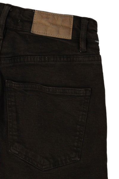 Zara Women Skinny Jeans Brown Cotton Blend Button Closure Size 2