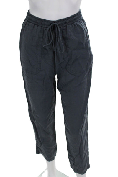 Zara Unisex Jogger Pants Dark Gray Drawstring Modal Size XS