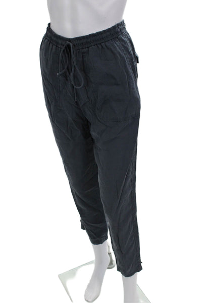 Zara Unisex Jogger Pants Dark Gray Drawstring Modal Size XS