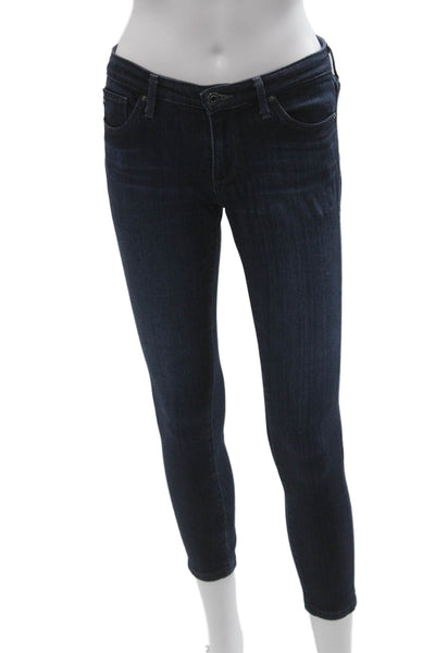 Adriano Goldschmied Women Skinny Ankle Jeans Dark Blue Size 26