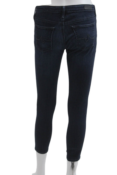Adriano Goldschmied Women Skinny Ankle Jeans Dark Blue Size 26