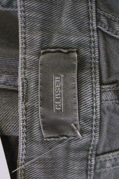 Closed Womens Cropped Skinny Jeans Gray Size M