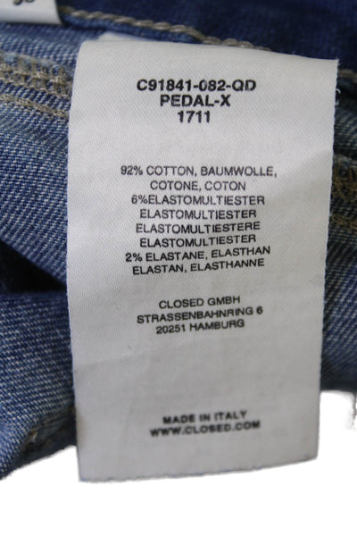 Closed Women Ankle Cropped Blue Jeans Petite Size 26