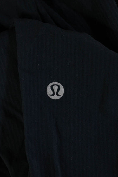 Lululemon Womens Striped Drawstring Jogger Sweatpants Blue Size 8