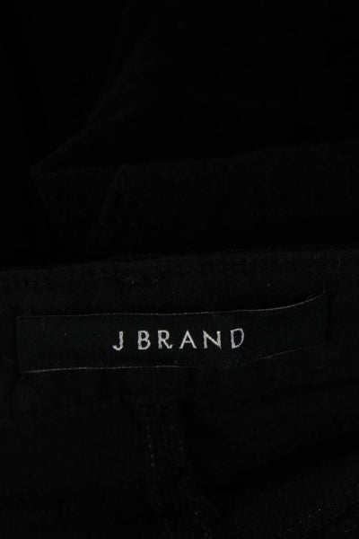 J Brand Womens Black 90s Pants Stretch Cotton Modal Size 28