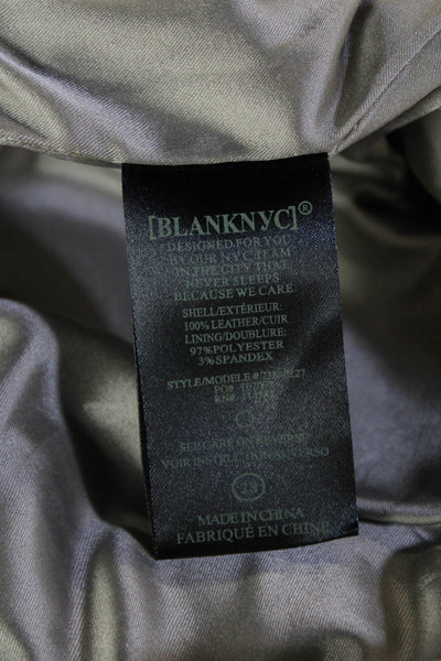 BLANKNYC Womens Leather Mini Wrap Skirt Beige Size 28