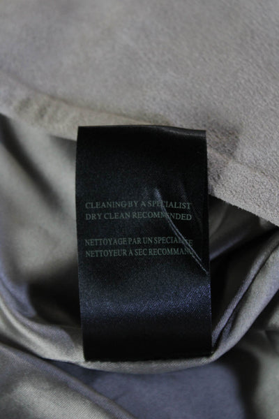 BLANKNYC Womens Leather Mini Wrap Skirt Beige Size 28