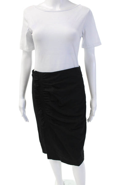 DKNY Womens Straight Pencil Skirt Black Size XS