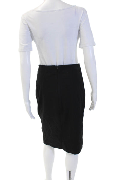 DKNY Womens Straight Pencil Skirt Black Size XS