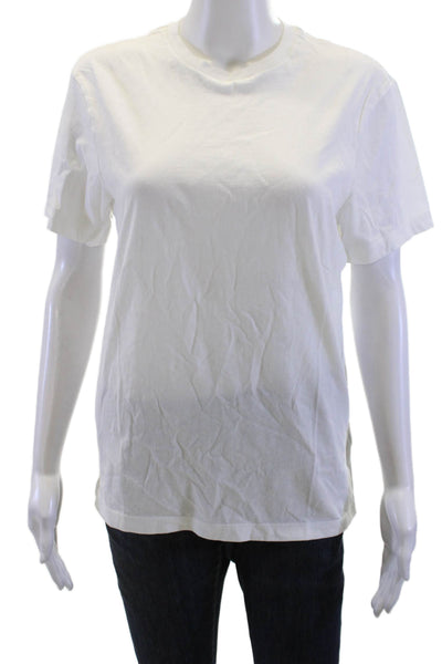 J Crew Mens T-Shirt White 100% Cotton Crew Neck Short Sleeve Size S