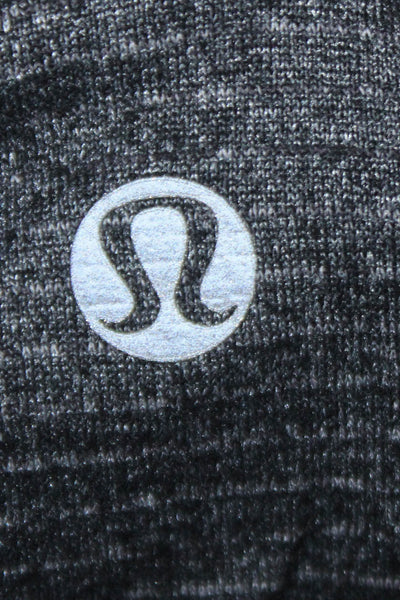 Lululemon Women Sleeveless High Neck Tank Black Nylon Blend Size 6