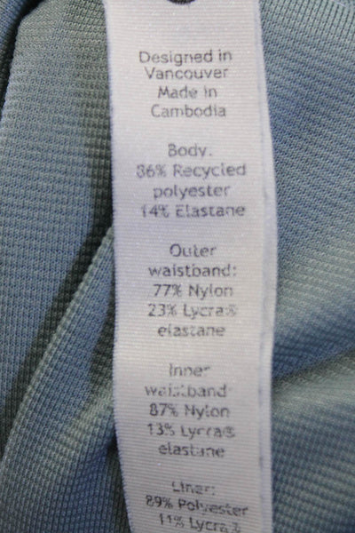 Lululemon Unisex Floral Gray Zip Shorts Size 6