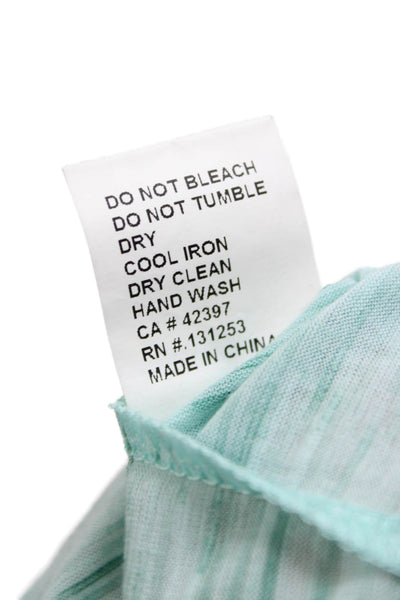 Pink Martini Womens Basic Light Blue Crew Neck Short Sleeve T-Shirt Size XS