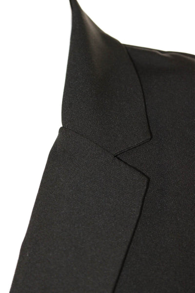 RD Style Womens Open Front Long Sleeve Lined Blazer Black Size XS