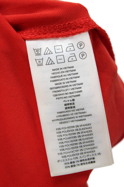 Michael Michael Kors Women Red Sleeveless Solid Blouse Size M