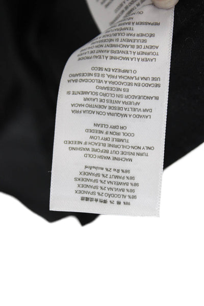 Michael Michael Kors Unisex Chino Shorts Black Cotton Spandex Size 2