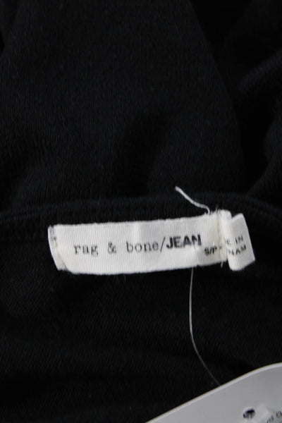 Rag & Bone Women Basic Black Sleeveless Mock Neck Tank Size S