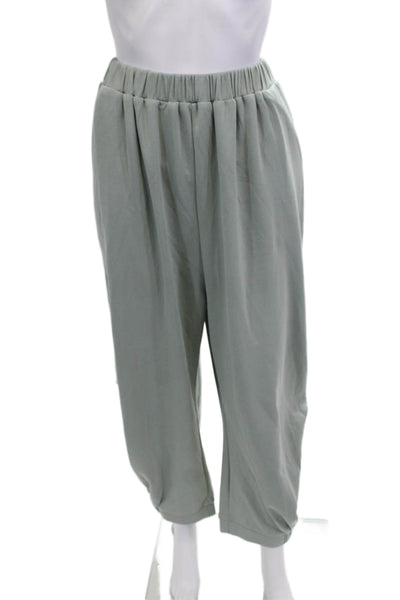 Davi & Dani Womens Jumpsuit Pants Outfit Gray Scoop Neck Sleeveless Size L