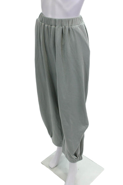Davi & Dani Womens Jumpsuit Pants Outfit Gray Scoop Neck Sleeveless Size L