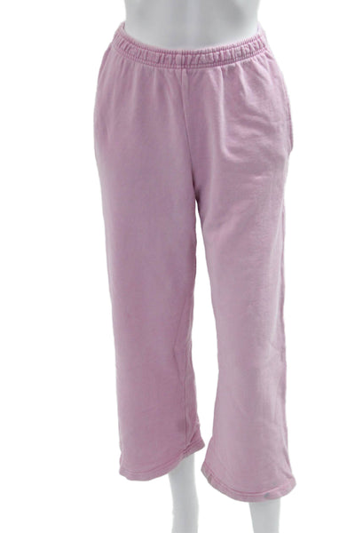 Zara Girls Cotton Blend Crew Neck Sweatshirt + Sweatpants Set Pink Size 11-12