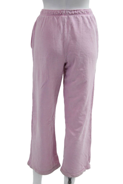 Zara Girls Cotton Blend Crew Neck Sweatshirt + Sweatpants Set Pink Size 11-12