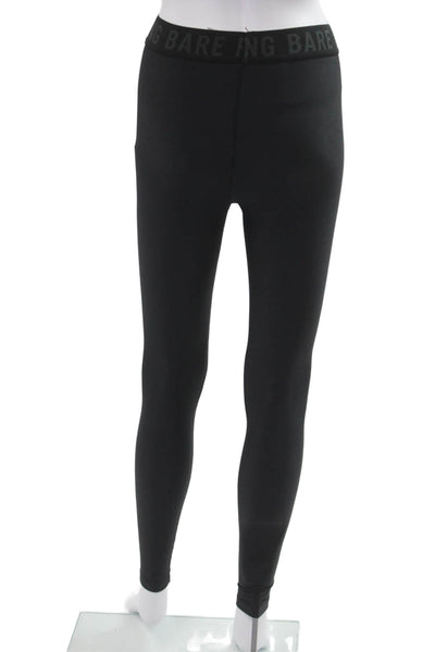 Running Bare Women Ankle Jeggings Black Size 4