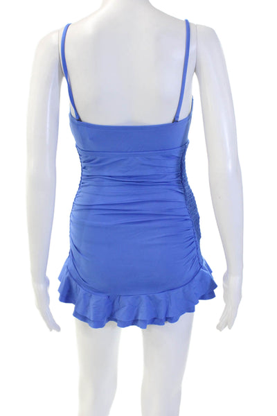 Kenneth Cole Women Swimdress Blue 84% Nylon 16% Elastane Size S