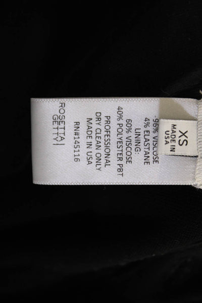 Rosetta Getty Womens Cropped Black Pants Size XS