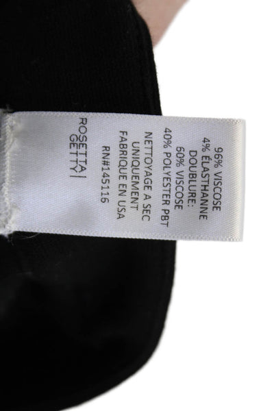 Rosetta Getty Womens Cropped Black Pants Size XS