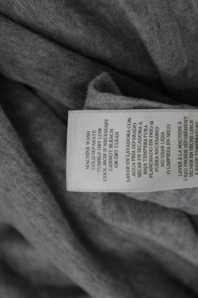 Rails Womens T-Shirt Dress Gray Cotton Crew Neck Short Sleeve Tie Waist Size S
