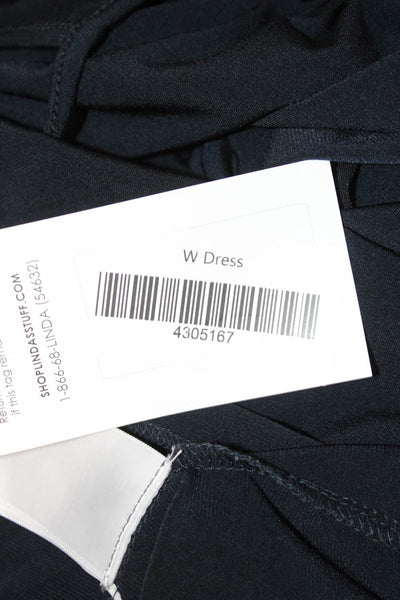 Tahari Women Black V-Neck Blouse 3/4 Sleeve Rayon Spandex Size 1X