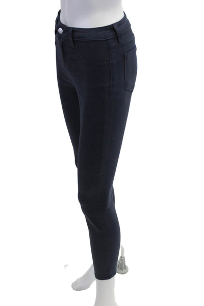 L'Agence Womens Ankle Skinny Jeans Dark Blue Size 25