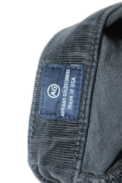 AG Adriano Goldschmied Women Black Ankle Skinny Jeans Mid Rise Size 27