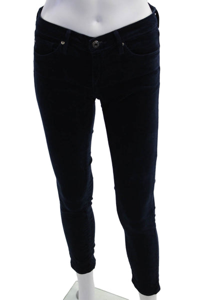 AG Adriano Goldschmied Women Ankle Skinny Jeans Dark Blue Size 26