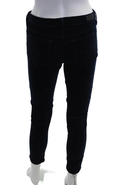 AG Adriano Goldschmied Women Ankle Skinny Jeans Dark Blue Size 26