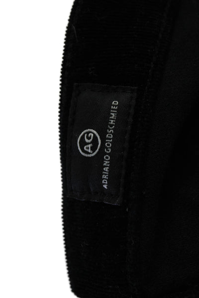 Adriano Goldschmied Women Cropped Ankle Pants Black Size 27