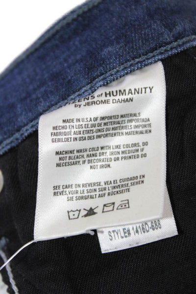 Citizens of Humanity Womens Ankle Skinny High Waist Dark Blue Jeans Size 25