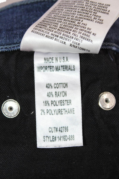 Citizens of Humanity Womens Ankle Skinny High Waist Dark Blue Jeans Size 25