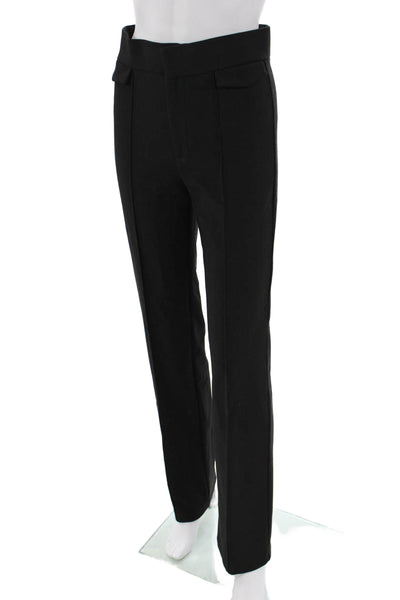 Zara Unisex Dress Pants Black Polyester Blend Button Closure Size M