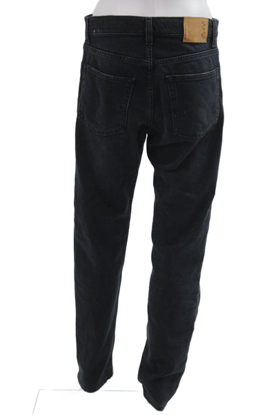 Haikure Mens Dark Gray Straight Jeans Size 31 Inseam 28