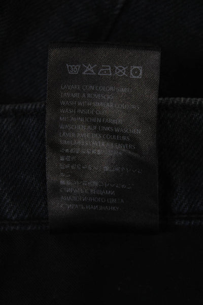 Haikure Mens Dark Gray Straight Jeans Size 31 Inseam 28