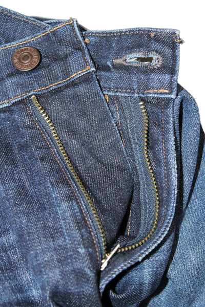 Citizens of Humanity Womens Cropped Bootcut Jeans Dark Blue Size 25