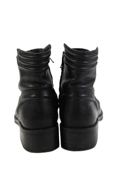 Comptoir Des Cotonniers Womens Leather Zip Up Ankle Boots Black Size 36 6