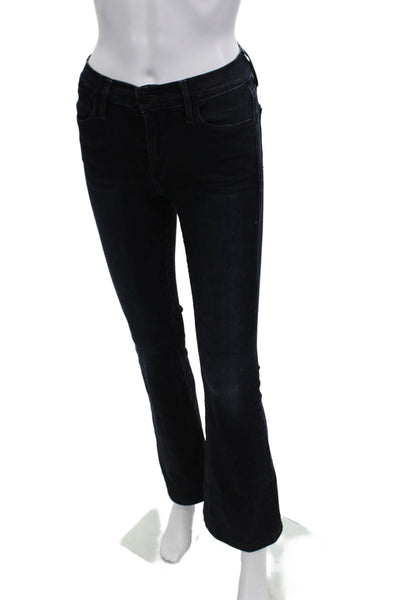 Frame Denim Womens Bootcut Flared Dark Blue Jeans Size 25