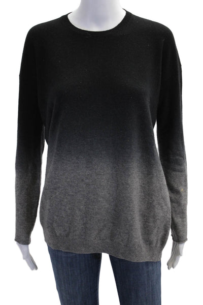 Vince Womens Black Wool Cashmere Pullover Sweater Crew Neck Long Sleeve Size XS
