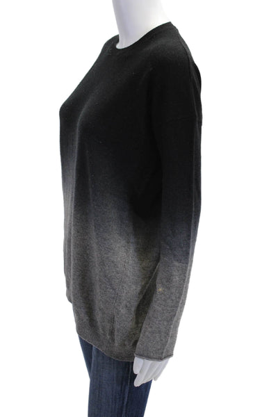 Vince Womens Black Wool Cashmere Pullover Sweater Crew Neck Long Sleeve Size XS