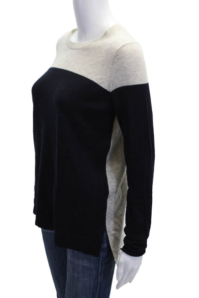 Vince Womens Beige Wool Cashmere Crew Neck Pullover Long Sleeve Size XS
