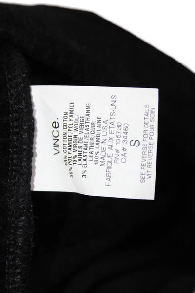 Vince Womens Biker Ankle Jeggings Black Size S